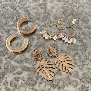Pack of 3 - summer earring set